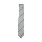 Green + Blue Striped Tie