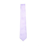 Light Purple Soft Plaid Flip Tie