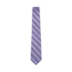 Lavender Plaid Flip Tie