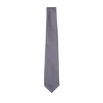 Grey + Light Blue Dots Flip Tie