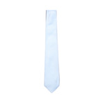 Grey + Light Blue Dots Flip Tie