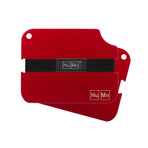 HuMnWallet 2 // Red // Black Shock Strap