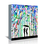 Pour Deux (16"W x 20"H x 1.5"D)