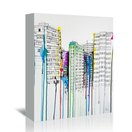 Hold Your Breath (16"W x 20"H x 1.5"D)