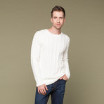 Alvin Knit Sweater // Cream (L)