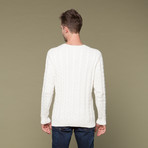 Alvin Knit Sweater // Cream (L)