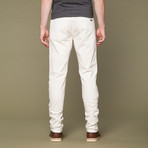 Slim Fit Denim // Cream (32WX32L)