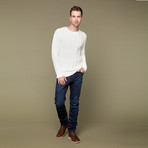 Alvin Knit Sweater // Cream (L)