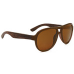 Fighter // Ebony Wood // Sanded Brown (Brown Polarized)