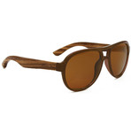 Fighter // Zebrawood // Sanded Brown (Brown Polarized)