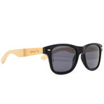 Retrofly // Bamboo // Matte Black (Smoke Polarized)