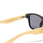 Retrofly // Bamboo // Matte Black (Smoke Polarized)