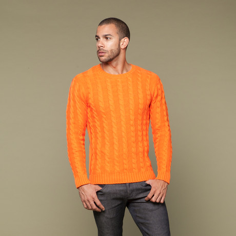 Alvin Knit Sweater // Orange (S)