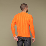 Alvin Knit Sweater // Orange (L)