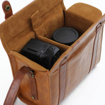 Leather Micro 4:3 Camera Bag + Shoulder Strap (Peru)