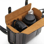 Leather Micro 4:3 Camera Bag + Shoulder Strap (Peru)