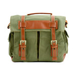 Canvas Camera Bag + Shoulder Strap // C101 (Tan)