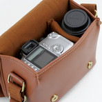 Camera Bag + Shoulder Strap // C105 (Peru Leather)