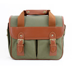 Canvas Camera Bag + Shoulder Strap // C110 (Tan)