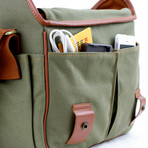 Canvas Camera Bag + Shoulder Strap // C110 (Tan)