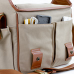 Canvas Camera Bag + Shoulder Strap // C110 (Tan)