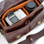 Camera Bag + Shoulder Strap // C111 (Peru Leather)