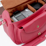 Leather Camera Bag + Shoulder Strap // C112