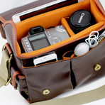 Camera Bag + Shoulder Strap // C113 (Peru Leather)