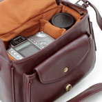 Leather Camera Bag + Shoulder Strap // C112