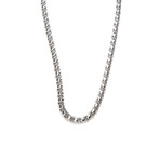 Ball Chain Necklace // Metallic