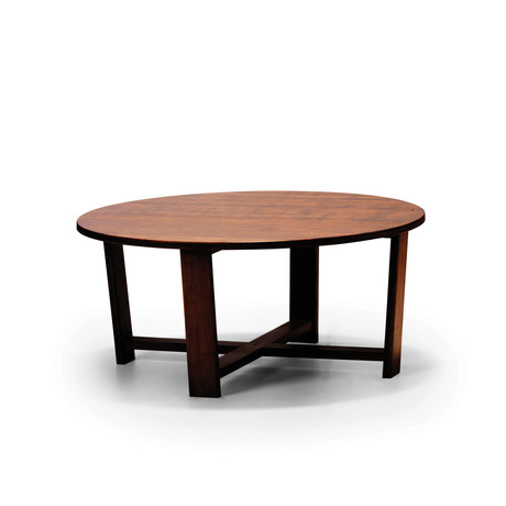 Daisy Round Coffee Table (Exotic Caramelized)