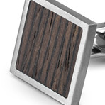 Wood Cufflinks // Wenge