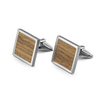 Wood Cufflinks // Oak