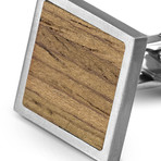 Wood Cufflinks // Oak