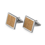 Wood Cufflinks // Fir