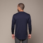 Long Sleeve Sweater // Navy (XL)