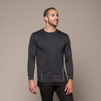Long Sleeve Sweater // Charcoal (L)