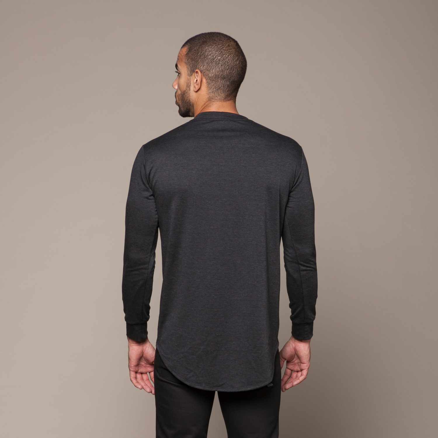Long Sleeve Sweater // Charcoal (S) - L8est Co. - Touch of Modern