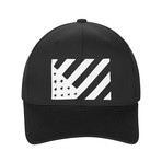 Americana Baseball Hat // Black (L/XL)