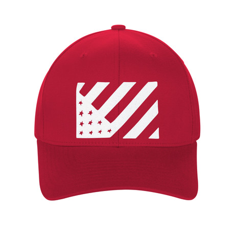 Americana Baseball Hat // Red (S/M)