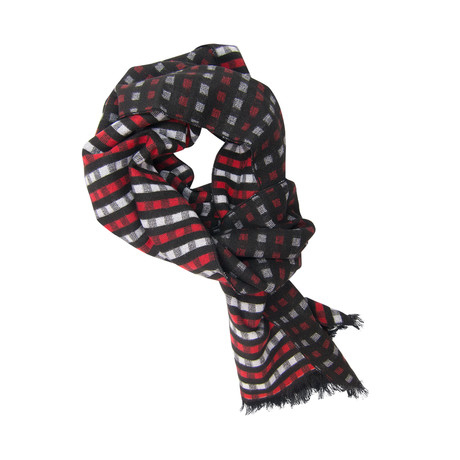 Red Gingham Scarf