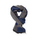 Blue + Grey Scarf