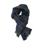 Blue + Grey Roads Scarf