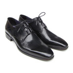 Paul Parkman // Ghillie Laced Plain-Toe Dress Shoe // Black (Euro: 41)