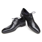 Paul Parkman // Ghillie Laced Plain-Toe Dress Shoe // Black (Euro: 45)