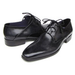 Paul Parkman // Ghillie Laced Plain-Toe Dress Shoe // Black (Euro: 43)