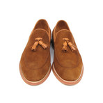 Suede Tassel Loafer // Tobacco (Euro: 40)