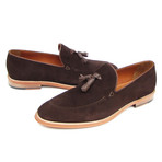 Paul Parkman // Suede Tassel Loafer // Brown (Euro: 43)