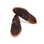 Paul Parkman // Suede Tassel Loafer // Brown (Euro: 40)