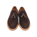 Paul Parkman // Suede Tassel Loafer // Brown (Euro: 45)